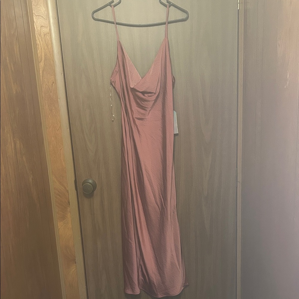 Justify Dusty Rose Slip Dress